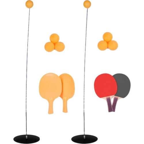 Portable Table Tennis Trainer Table Tennis Soft Shaft Training Machine Elasticity Kid Adult Ping Pong Practice Train Indoor Game