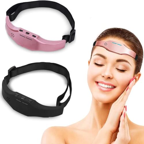 Brain Relaxation Low Frequency Pulse Improve Sleep Health Migraine Relief Brain Massager Stimulator EMS Head Massager Forehead