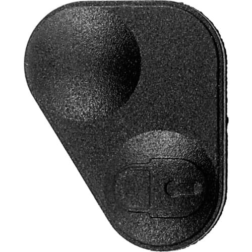 Rubber 2-Button Remote Key Fobs Pad Cover - YWC000300 For Land/Range Rover P38 Black