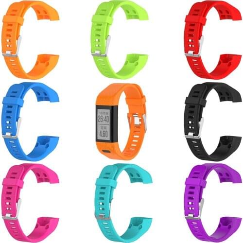 Smart watch accessory Soft Watchband Bracelet Wristband Wrist Strap for Garmin Vivosmart HR Plus/Approach X40 GPS Watch Bands