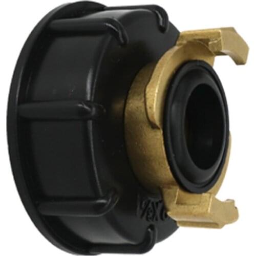 1PC 3/4'" Valve Fitting Connector S60*6 Gardening Irrigation Fittings IBC Tank Adapter for DN50 thread