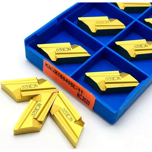Turning insert KNUX160405L NC3020 cemented carbide insert original cutting tool KNUX160405R-11 tool for machining steel parts