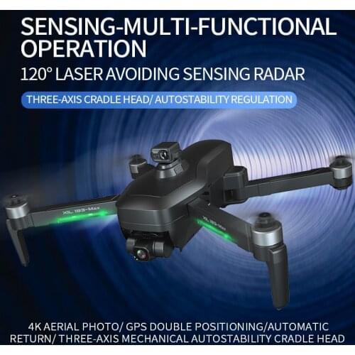 XIL193 MAX GPS Drone with Wifi Obstacle Avoidance 4K HD Camera 3-Axis Gimbal WiFi FPV Professional RC Quadcopter VS SG906Max