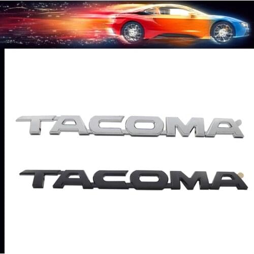 3D Premium ABS for Tacoma car Hood Fender trunk Rear Bonnet Nameplate Decal Emblem Badge Sticker