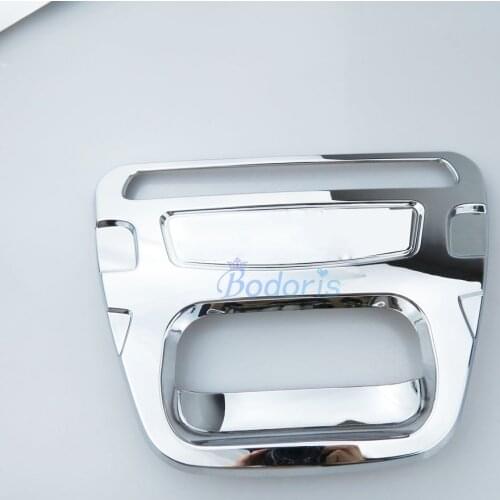 Accessories For toyota hilux vigo 2005-2014 Tail Gate Rear Trunk Handle Bowl Insert Overlay Frame Panel Chrome Car Styling