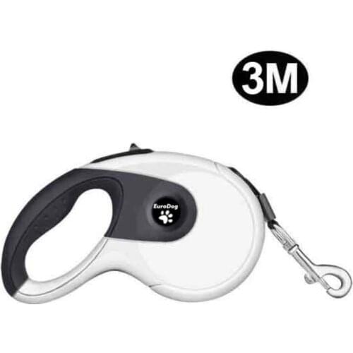 Eurodog Automatic Ribbon Walking Collar 3 Mt Black And White, Blue, Pink, Street, Traveling, Garden, Quality