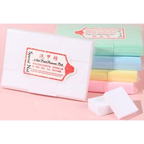 Lint-Free Nail Polish Remover Cotton Wipes UV Gel Varnish Tips Polish Cleaner Paper Pad Soak off Napkins Nails Art Manicure Tool