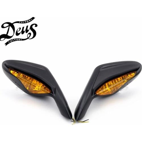 For MV Agusta F3 800/675 2012-2018 Side Rearview Mirrors with Indicator Motorcycle Accessories Rear View Mirror Turn Signal