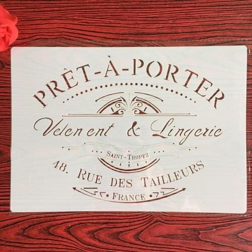 CraftArtGo DIY Listing Stencils Painting Scrapbook Coloring Cake decorating sugar powder sieve printing mold printing table