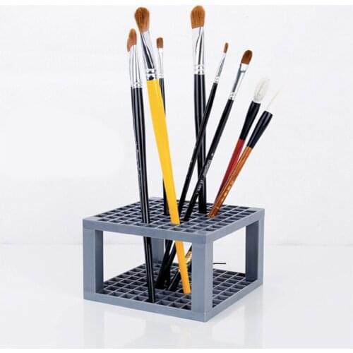 1 Piece 96 Holes Pen holder black Paint Brush Pen Holder Rack Display Stand Support Holder