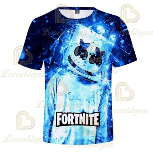 2021 Fortnite T Shirt Children 3D Printed T-shirt Casual Funny Tops Streetwear Tee Boy Girl Kids Cool Tshirt