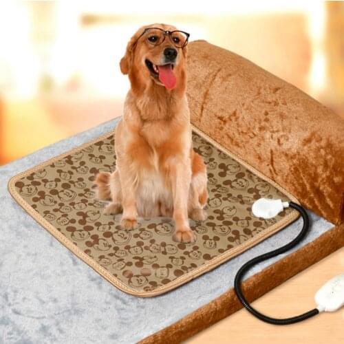 Electrical Waterproof Pet Chair Heater Animals Heaters Pet plush Keep-warming Electric Mini Heated Blanket for Chair and Floor