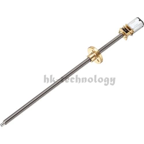 Electric Motors Gearbox Motor Gear Box Thread Reduction Motor W/ Long Output Shaft Continuous Current T5 x 160mm N20 DC Gear