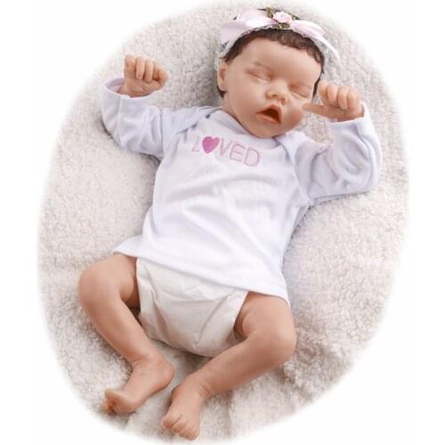 17 Inches Bebe Reborn Baby Doll Soft Vinyl 43cm Lifelike Newborn Bebe Dolls Gift Toys For Children Girl LoL nигрушки