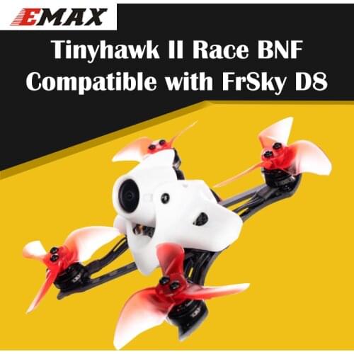 Hot EMAX Tinyhawk II Race BNF 90mm 2S FPV Racing RC Drone F4 5A 7500KV RunCam Nano2 700TVL 37CH 25/100/200mW VTX