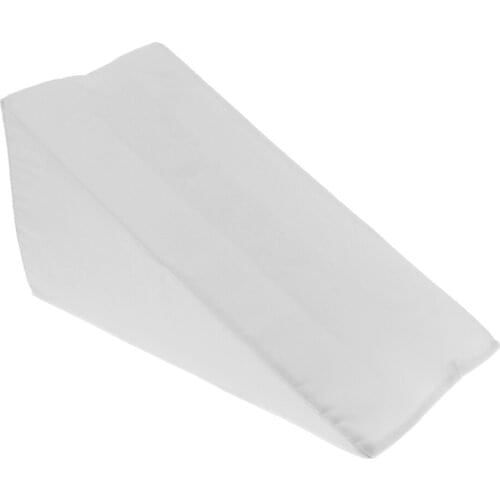 Washable Cover Foam Wedge Pillow Foot Leg Back Lumbar Support Elevation Cushion Bedsore Relief Pad Blue White