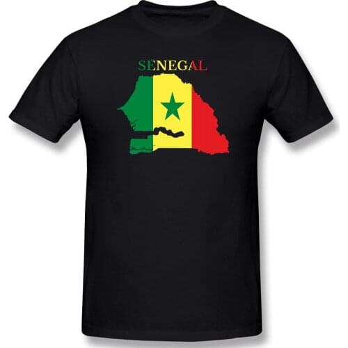 Man Senegal Map Flag (1) Gay, Patriotic, Patriot, Flags travel Novelty T-shirts