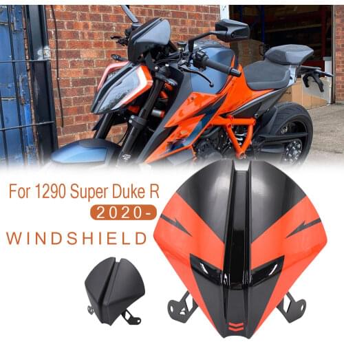 NEW For 1290 Super Duke R 2020 2021 Rear Seat Cover Fairing Seat Cowl + Front Windscreen Windshield Airflow Wind Deflector