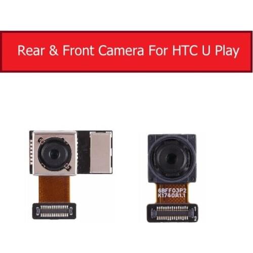Main Rear Camera For HTC U Play UPlay Back Camera Big Facing Small Camera Flex Cable Phone Replacement Repair Parts In Stock