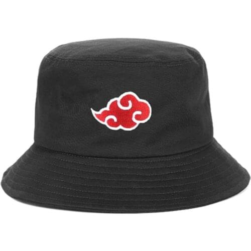 New Unisex Cotton Naruto Uchiha Bucket Hats Women Summer Sunscreen Hat Men Fedoras Outdoor Fisherman Hat Beach Cap Dropshipping