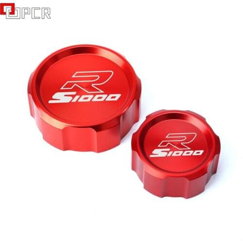 For BMW S1000R 2012 2013 2014 2015 2016 2017 2018 Front & Rear Brake Fluid Reservoir Cap Cover