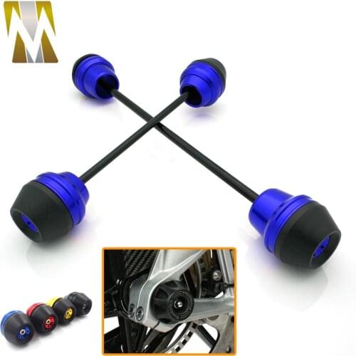 Front Rear Axle Fork Crash Sliders Wheel Protector For Yamaha YZF R3 2015-2018 R25 2013-2018 R3 ABS 2017 2018 Motorcycle Parts