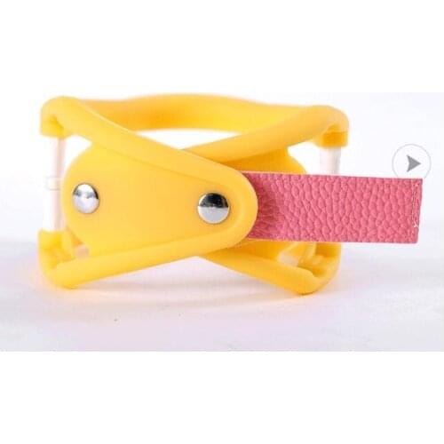 Adjustable silicone neck collar framework elongation neck traction Massager vertebrae support massage to relax