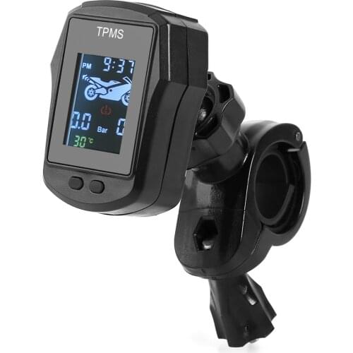 Waterproof Motorcycle TPMS Motorbike Electric Bike Tire Tyre Pressure Monitoring System with External Sensors for BMW YAMAHA