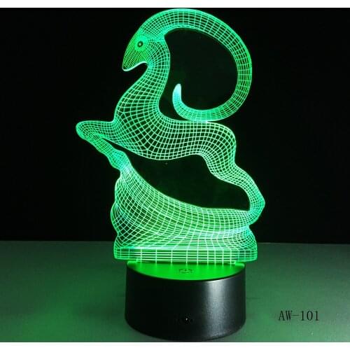 Slong Light 3D USB 7 Color Change Deer led night light Amazing 3D LED Lamp Christmas Deer 101