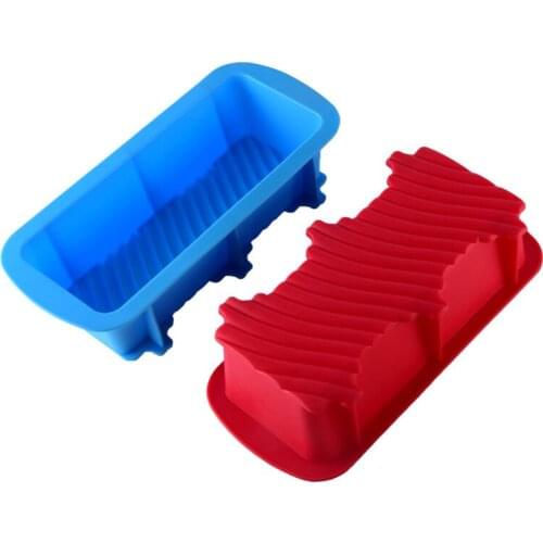 High Temperature Resistant Non Stick Cake Bread Mold Bakeware Toast French Bread Loaf Pan Silicone Cake Tray Pan Kitchen Tool