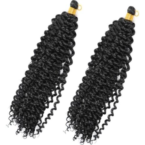 Crochet Hair Extensions omber Color Heat Resistant Synthetic Braiding Hair Bulk Bohemian Hair For Crocheting Braids