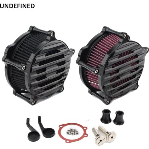 For Harley Sportster Air Filter Black Air Cleaner Intake Kit XL883 XL1200 Forty-Eight Seventy-Two 48 72 Iron 883 1991-2020