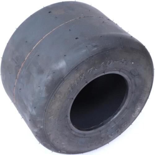 High quality vacuum tyre Go Kart rear Tire 11x7.10-5 tubeless tire for Go Kart Knobby Scooter ATV Tire