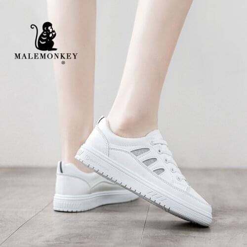 Women Sneakers Summer Autumn 2021 New Casual Breathable Flat Shoes Fashion Comfortable Vulcanized Platform Female Shoes White