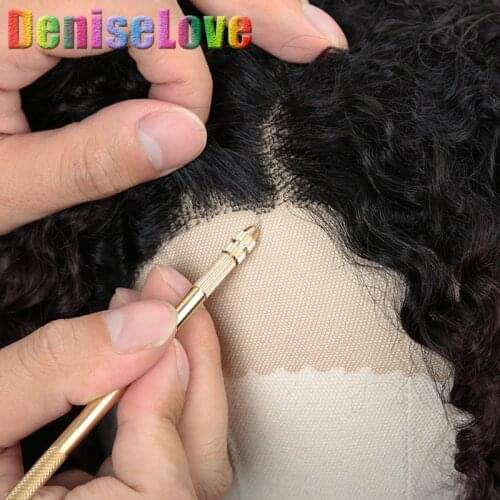 1Set crochet hook Pulling Hook Needles Hair Extension Tools crochet braids Micro Beads Looper hair beads needle for making wig