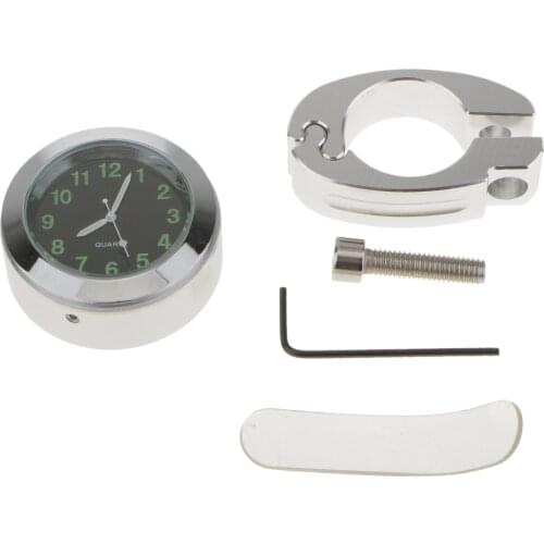 1 x Motorcycle Handlebar Mount Clock