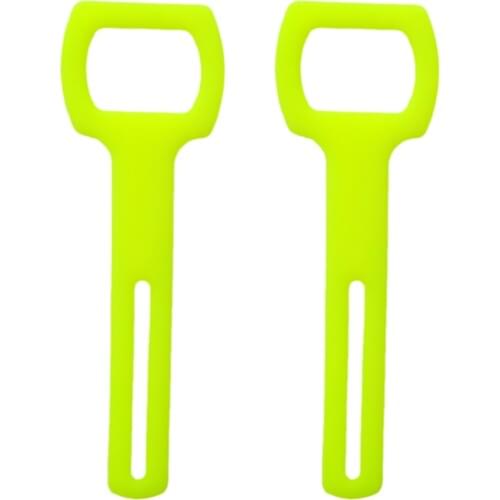 2 Pcs Silicone Rubber 2nd Stage Regulator Octopus Holder Straps for Scuba Diving and Snorkeling Water Sports Accessories