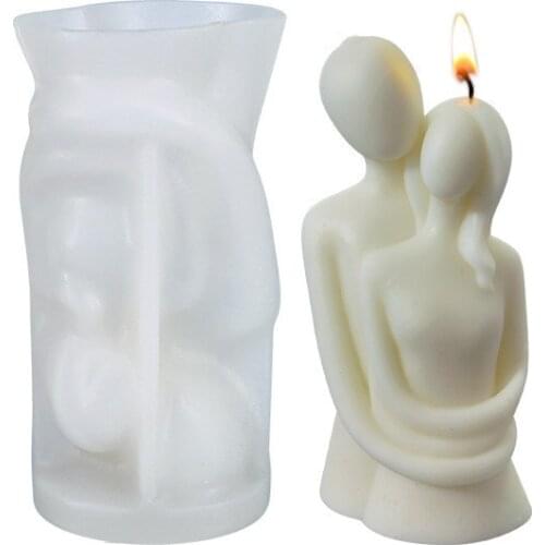 Art Body Candle Mold Cute Female Perfume Candle Silicone Mold Fragrance Candle Making Wax Mould XS S Wax Melt Mold