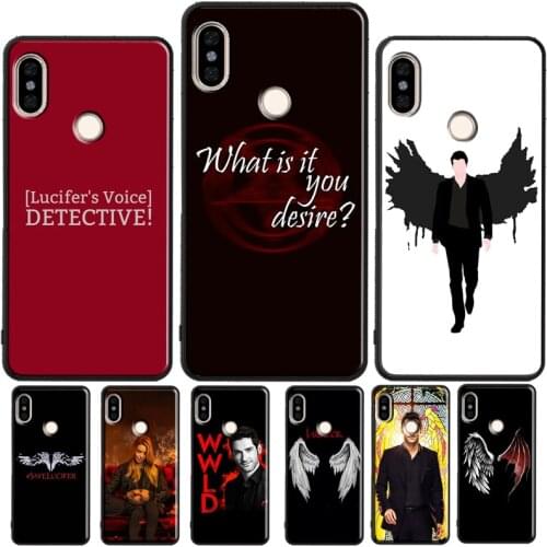 American TV Lucifer Case For Xiaomi Redmi Note 8 Pro 9 Pro 8T 9S Note 10 Pro Cover For Redmi 9C 9 9A 8A 7A 9T