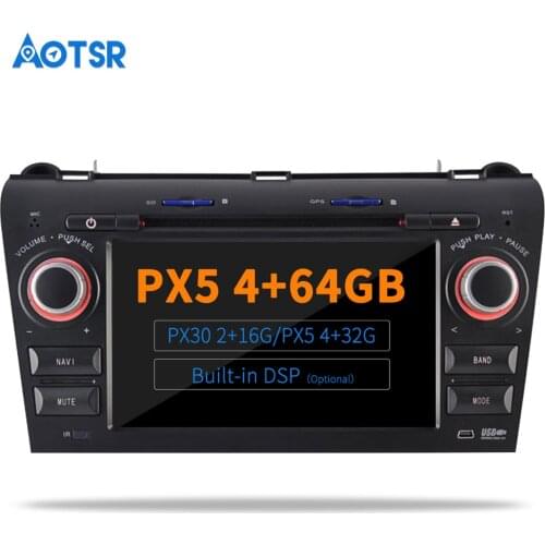 AOTSR Android 9.0 / 10.0 Radio For Mazda3 / Mazda 3 2003 2004 2005 - 2009 Car GPS Navigation 2 Din Bluetooth Player Dashboard