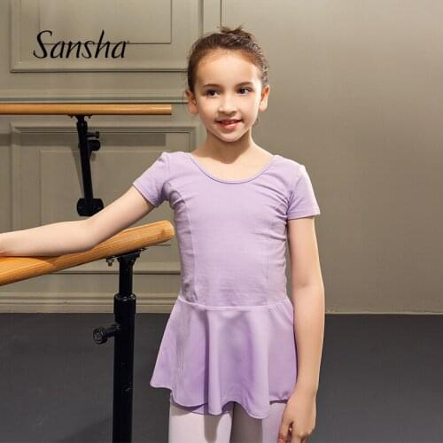 Sansha Children Latin Dance Dress Tango Salsa Ballroom Kids Skirt Girls Performance Dancing Costume Dancewear 54AI0004P