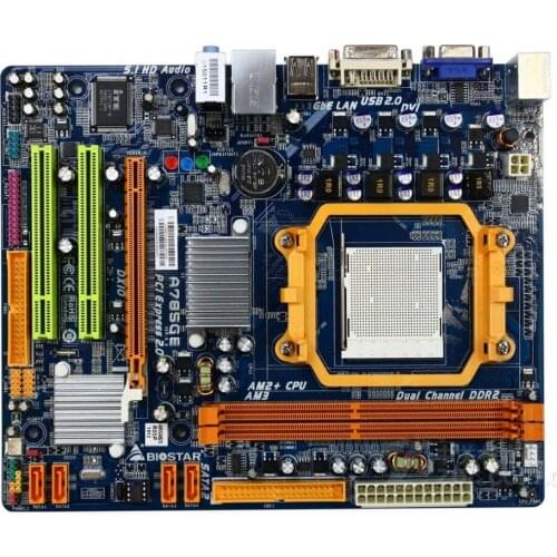 For Biostar A785GE Original Used Desktop Motherboard Socket AM2 DDR2 SATA2 USB2.0