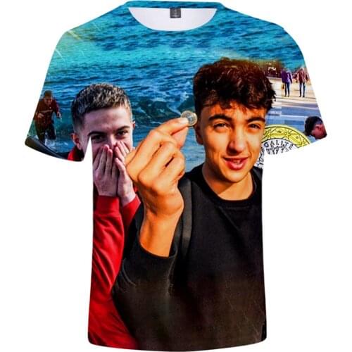 Michou Inoxtag 3D Print Spring Summer Preppy Men/Women Street Clothes T-shirt Streetwear Kawaii Streetwear style Tshirt