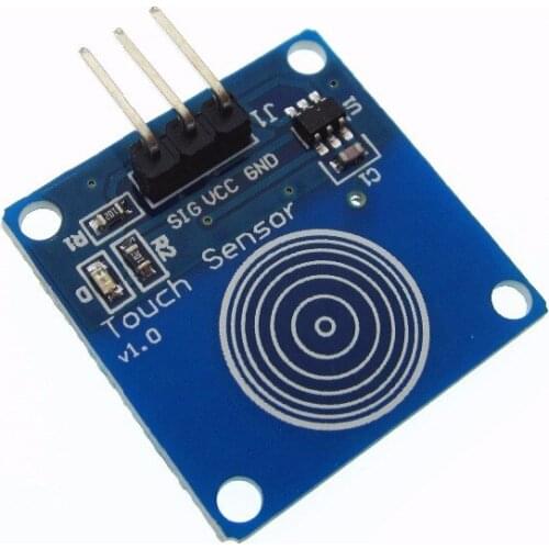 10PCS Blue Digital TTP223B Sensor Module Capacitive Touch Switch Diy Starter Kit