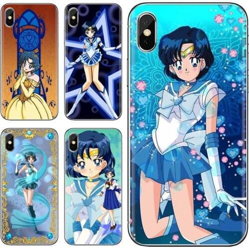 Mercury-Sailor-C-moon-Sailor For Xiaomi Redmi 2 S2 3 3S 4 4A 5 5A 5 6 6A 7A 9 9T 9C 9A Pro Pocophone F1 Soft Case Covers