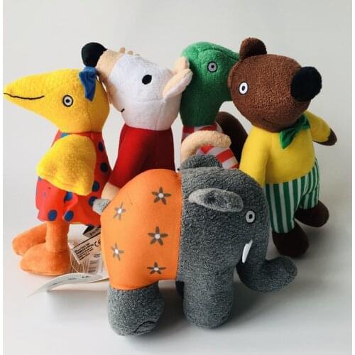 2021 New Maisy Mouse Plush Toys Charley Tallulah Eddie Cyril Soft Stuffed Animals Plushie Toy Dolls Children Birthday Gifts