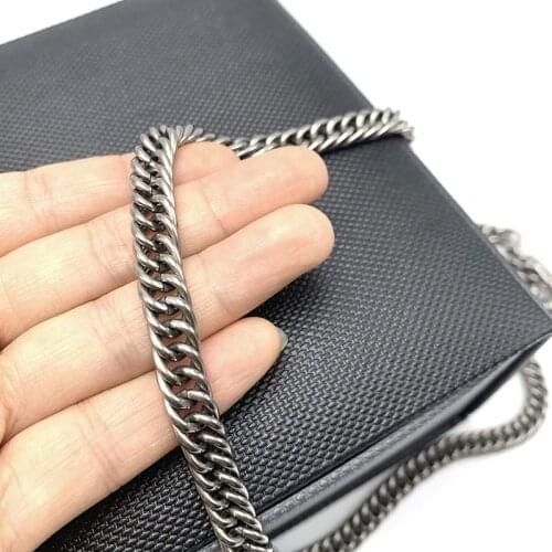 Solid Titanium Necklace with Allergy Free 7.5mm Horsewhip Necklaces