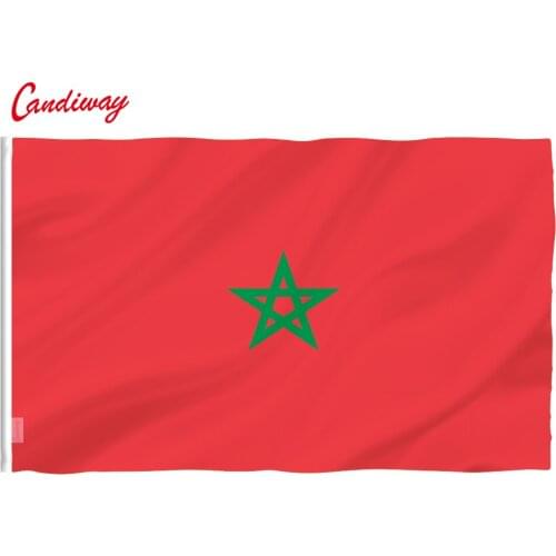 KINGDOM OF MOROCCO NATIONAL FLAG BANNER Indoor Outdoor 3*5FeeT Hanging Decoration NN091