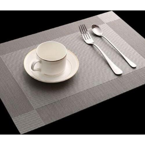 1PC PVC Water Proof Table Mat Food Place Heat Proof Lnsulated Pad Classic Japan Simple Modern Style Anti-microbial Damp Proof