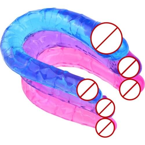 Double Penetration Silicone Dildo Sex Toys For Woman Men Couples Long Dildos Prostate Massage Anal Butt Plug Erotic Accessories